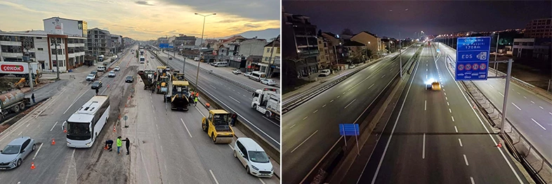 Stadyum yolunda İstanbul istikameti trafiğe açıldı