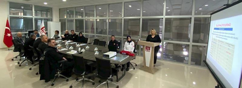 112 Acil Çağrı Hizmetleri İl Koordinasyon Komisyonu Toplantısı Yapıldı