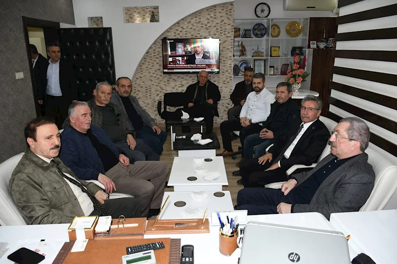 Başkan Vergili’den Esnaf Odaları Birliğine Ziyaret