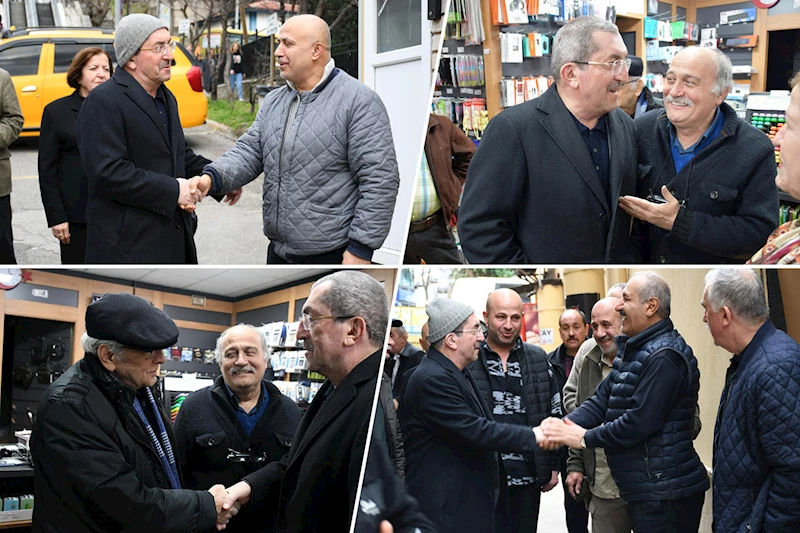 Başkan Vergili’den Kıbrıs Şehitleri Caddesi Esnaflarına Ziyaret