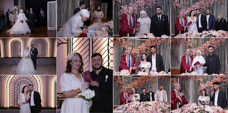 SEVGİLİLER GÜNÜ’NDE MUTLULUĞA ‘EVET’ DEDİLER