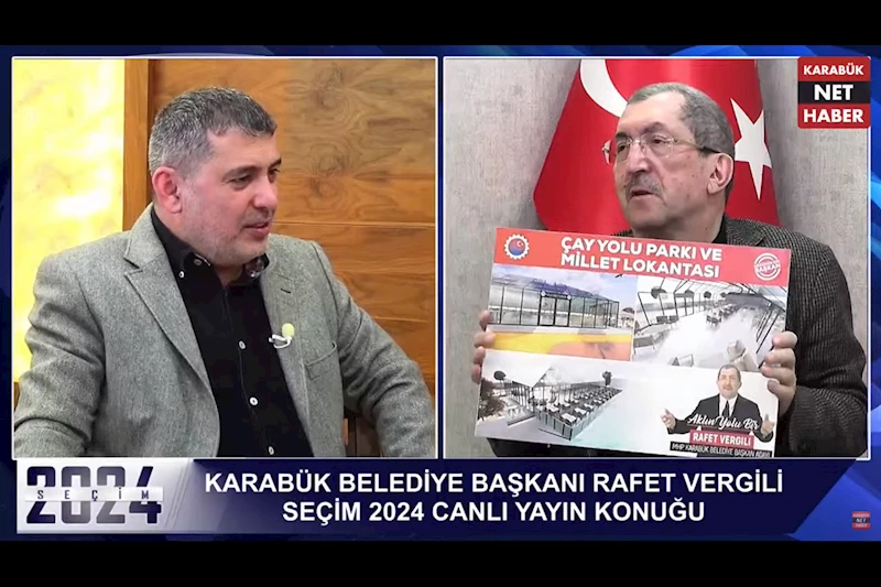 Başkan Vergili Karabük Net Haber Canlı Yayınına Katıldı