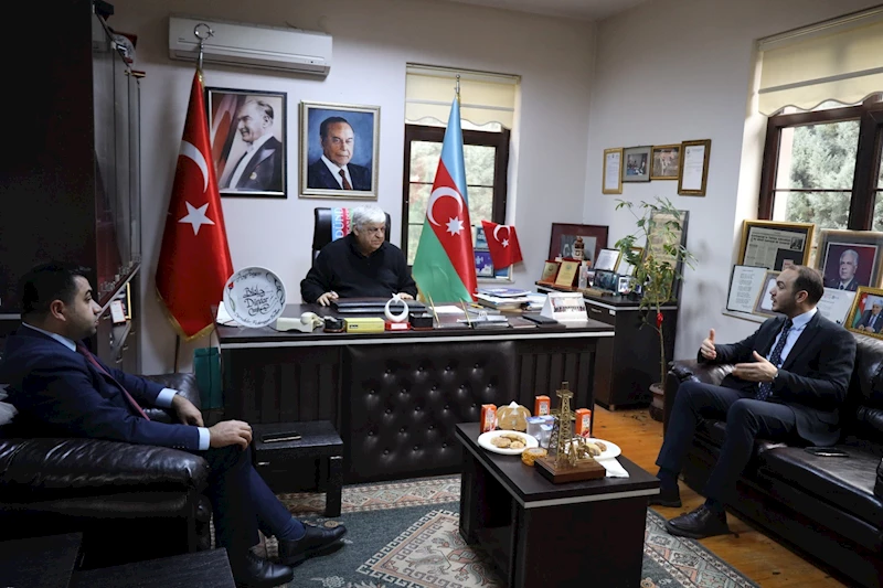İZMİT BELEDİYESİ KOORDİNATÖRLERİNDEN TÜRKİYE AZERBAYCAN DERNEKLERİ FEDERASYON BAŞKANINA ZİYARET