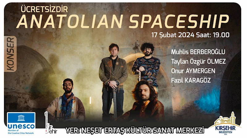 ANATOLIAN SPACESHIP KONSERİ CUMARTESİ GÜNÜ