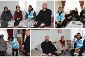 YALOVA BELEDİYESİ ŞEHİT AİLELERİ VE GAZİLERİ ZİYARET EDİYOR