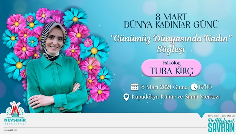 Ünlü Psikolog Kılıç Nevşehirli Kadınlarla Buluşacak