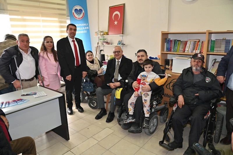 Başkan Ergün ve Cıllı Saruhanlı Engelliler Derneği