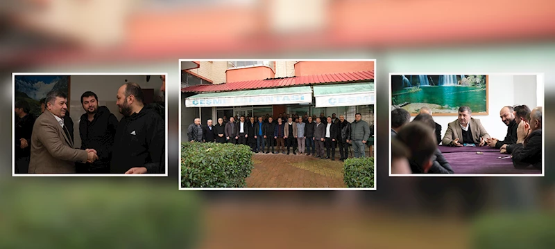 BAŞKAN ŞENLİKOĞLU SERVİS ŞOFÖRLERİYLE BULUŞTU