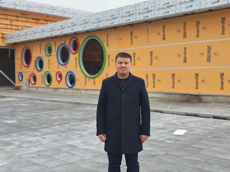 BELEDİYE BAŞKANI DR. EVREN DİNÇER YAPIMI DEVAM EDEN ÇOCUK AKTİVİTE MERKEZİNİ YERİNDE İNCELEDİ