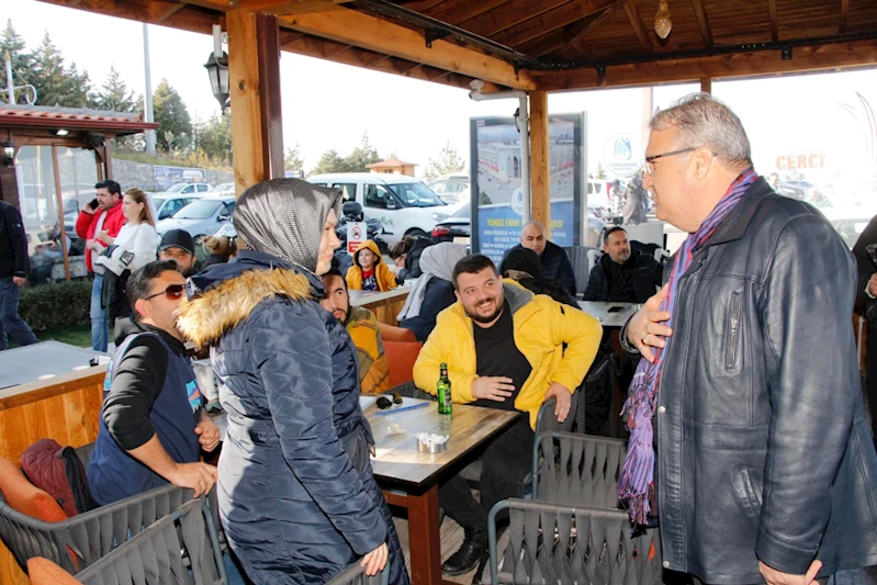 BAŞKAN ÇERÇİ VATANDAŞLA BULUŞMAYI SÜRDÜRÜYOR