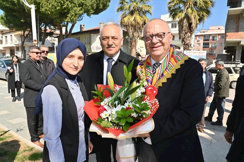 Başkan Ergün Gölmarmara Belediyesi’ni Ziyaret Etti