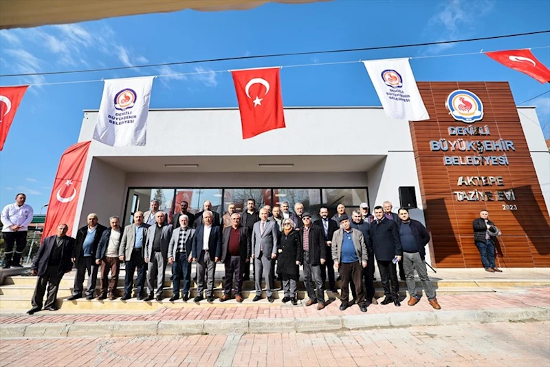 Büyükşehir’den bir taziye evi daha
