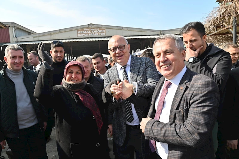 Cumhur İttifakının Adaylarına Ahmetli’de Coşkulu Karşılama