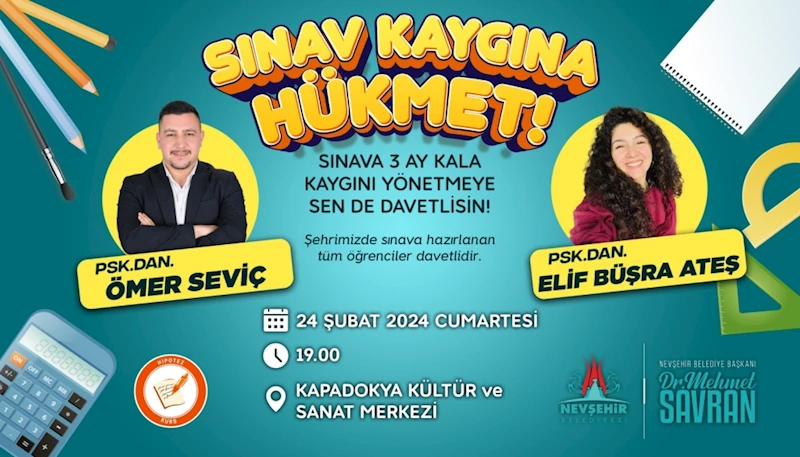 Sınavlara Hazırlanan Öğrenciler İçin ‘Sınav Kaygısı’ Semineri