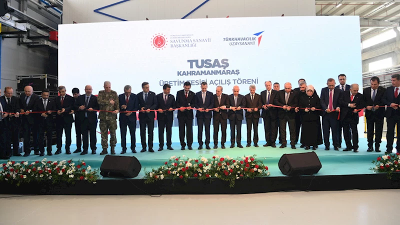 Kahramanmaraş’ı Savunma Sanayi Şehri Yapacak Üretim Tesisinin Açılışı Gerçekleştirildi