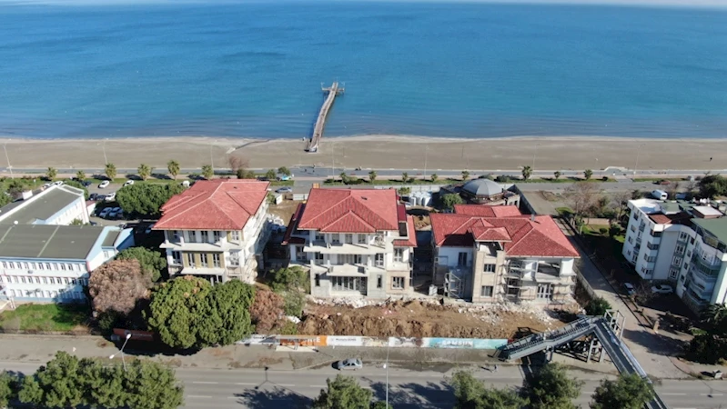 Yalı Kafe inşaatında sona doğru