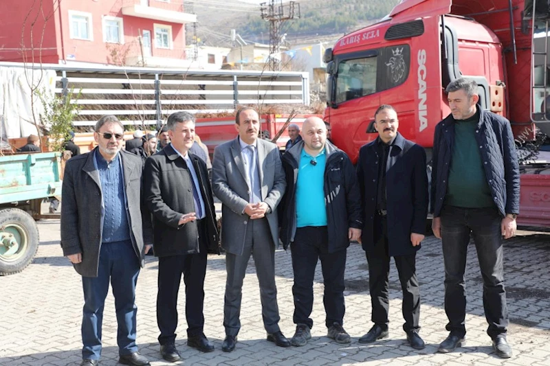 Belediye Başkanımız Sn. Av. Mustafa İlmek, AK Parti ilçe Başkanımız Sn. Mehmet Koç, MHP İlçe Başkanımız Sn. Seçkin Kızılışık