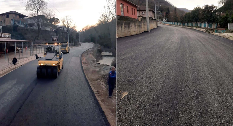 Gölcük Selimiye yolu asfaltlandı
