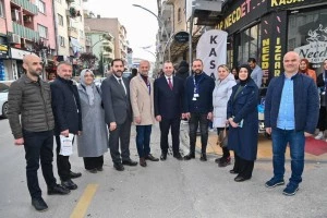 TUTUK, CUMHURİYET CADDESİ’NDE ESNAFI GEZDİ