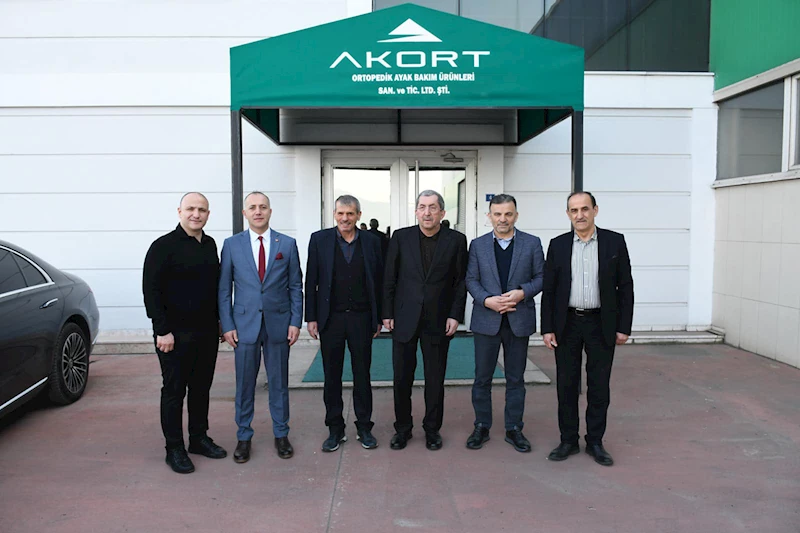Başkan Vergili’den AKORT Ortopedik Ayak Bakım Ürünleri Fabrikasına Ziyaret