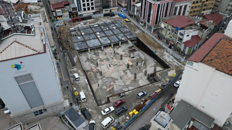 Anakent Otopark ve Meydan projesinde sona doğru