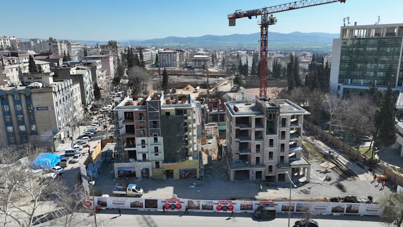Şehir Merkezinde Kentsel Tasarım Projesi İnşası Hızla Devam Ediyor