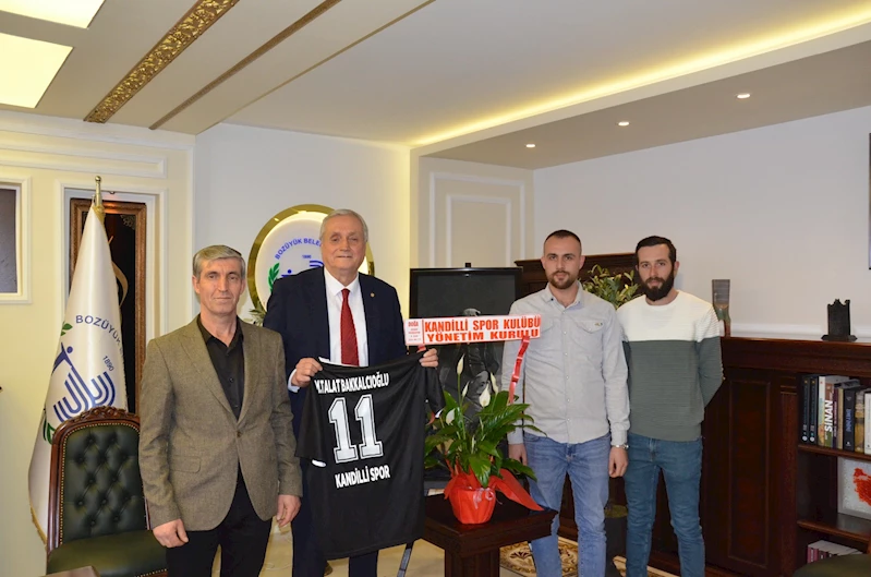 -  BAŞKAN BAKKALCIOĞLU’NA KANDİLLİ SPOR’DAN ZİYARET