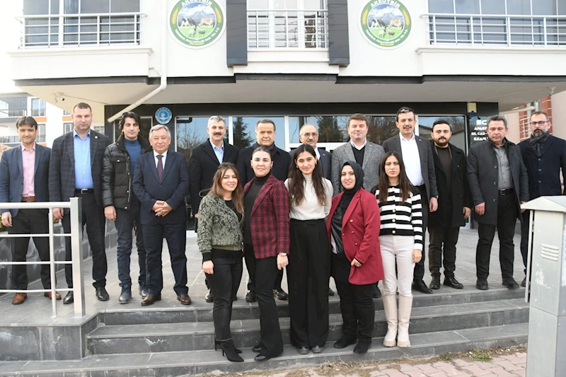 AK HEYET TARIM VE HAYVANCILIK ALANINDA HİZMET VEREN SİVİL TOPLUM KURULUŞLARINI ZİYARET ETTİ