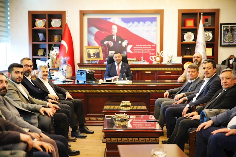 BAŞKAN DİNÇER, MİLLETVEKİLİ ALTINSOY VE AK PARTİ TEŞKİLATI İLE SİVİL TOPLUM KURULUŞLARINI ZİYARET ETTİ