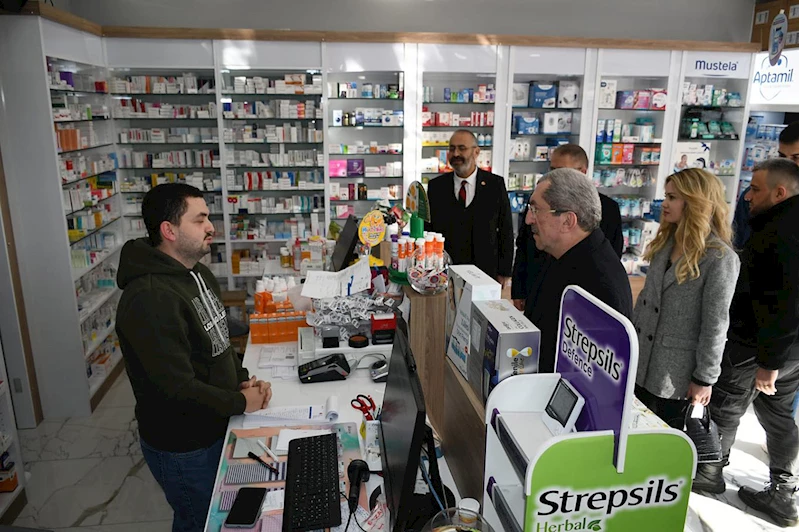 Başkan Vergili Üniversite Mahallesi Esnaflarını Ziyaret Etti
