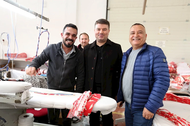 AK HEYET TAM KADRO OSB’DE FAALİYET GÖSTEREN FABRİKALARI ZİYARET ETTİ
