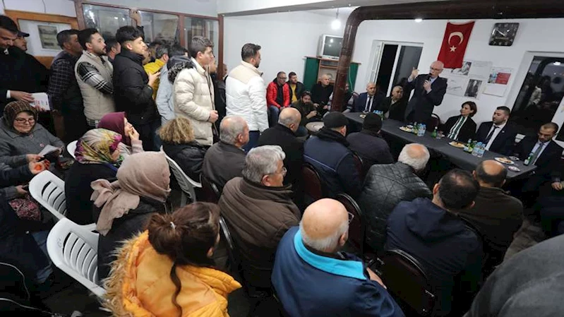 BAŞKAN KURT VE ÜNLÜCE VİŞNELİK, GÜLPINAR VE ERENKÖY’DE VATANDAŞLARLA BULUŞTU