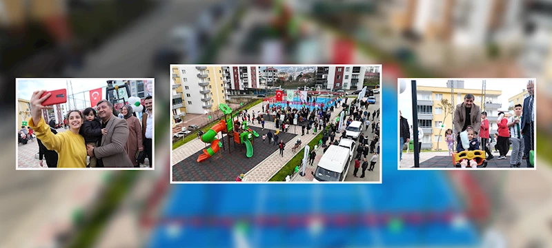 ERİKLİMAN’DA YENİ ÇOCUK PARKININ AÇILIŞI YAPILDI