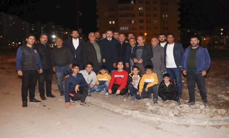 BAŞKAN BAYDİLLİ SEYRANTEPE’DE VATANDAŞLARLA BULUŞTU