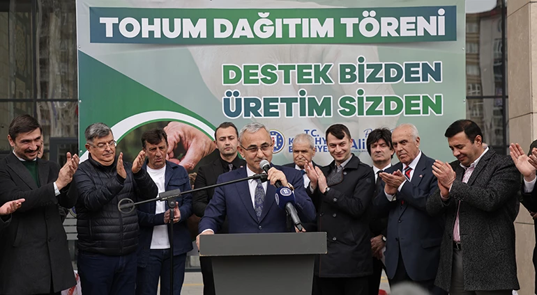 ÇİFTÇİLERİMİZE 30 TON TOHUM DESTEĞİ