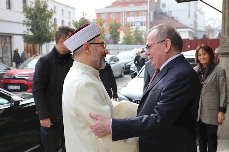 Diyanet İşleri Başkanı Prof. Dr. Ali Erbaş Başkan Demir’i Ziyaret Etti