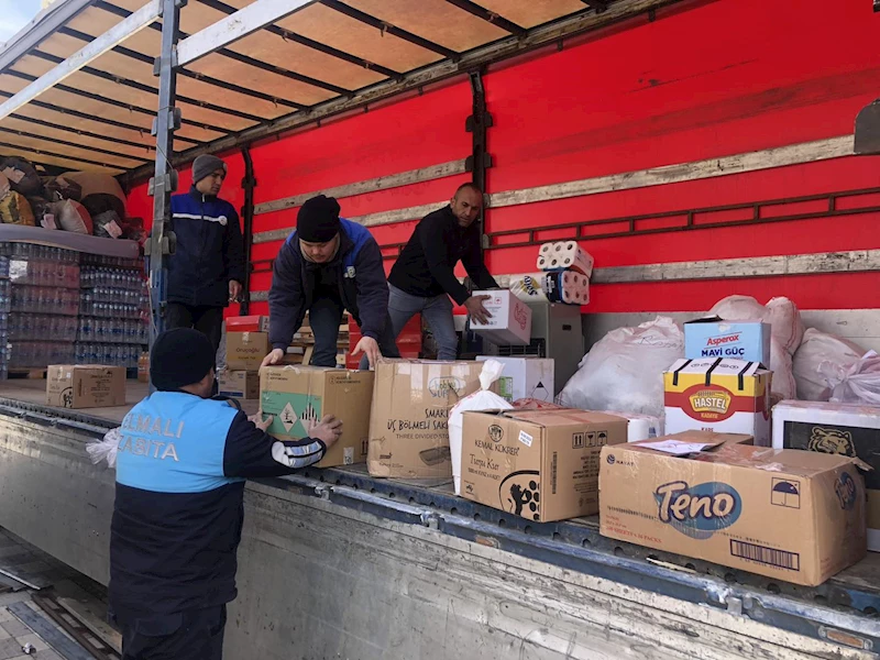 Bir Yardım Tırımızı Daha Deprem Bölgesine Uğurladık.