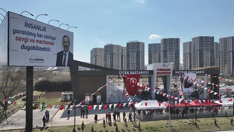 TÜRKİYE´NİN İLK RUHSATLI EN BÜYÜK HAYVAN VE ÇİÇEK HASTANESİ AÇILDI