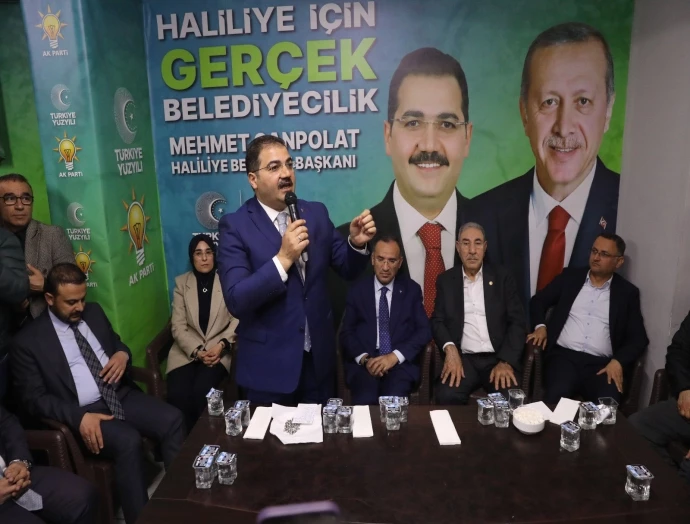 BAŞKAN CANPOLAT BİZ SAHADA ARI GİBİ HARIL HARIL ÇALIŞIYORUZ
