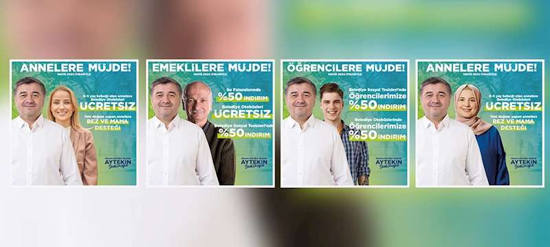 BAŞKAN ŞENLİKOĞLU’NDAN EMEKLİLERE, ÖĞRENCİLERE VE ANNELERE MÜJDE