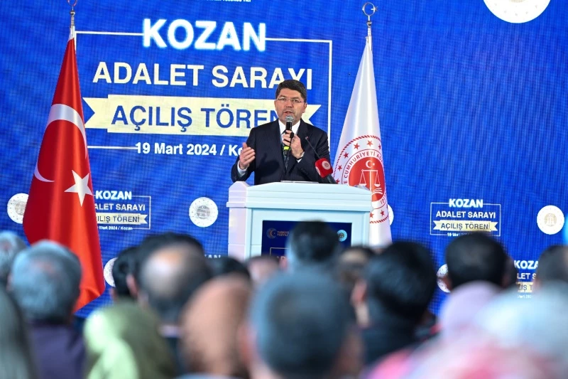 ADALET BAKANI YILMAZ TUNÇ, KOZAN ADALET SARAYI