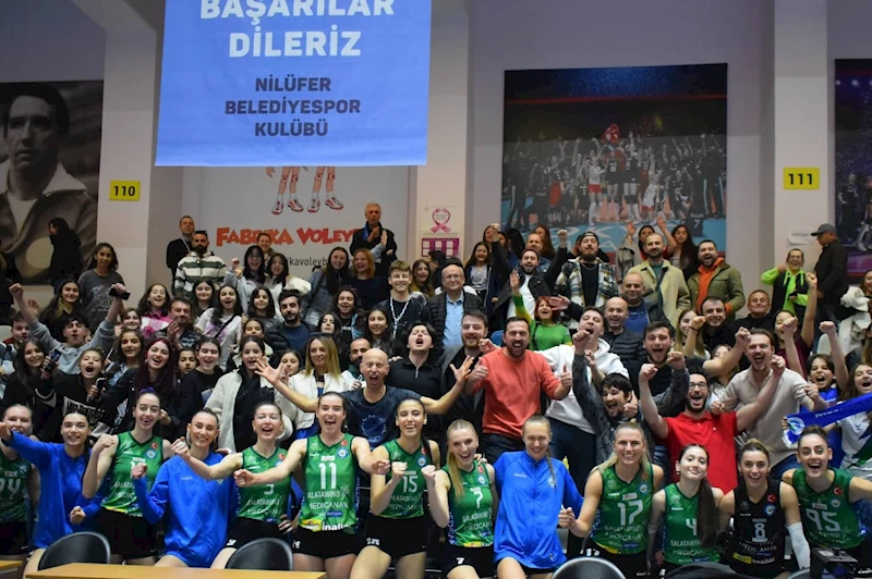 Nilüfer’in sultanları Beşiktaş’a set vermedi
