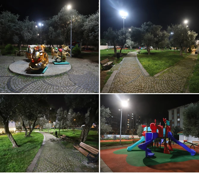 YENİLENEN AYDINLATMALARLA KARTAL’IN PARKLARI DAHA GÜZEL