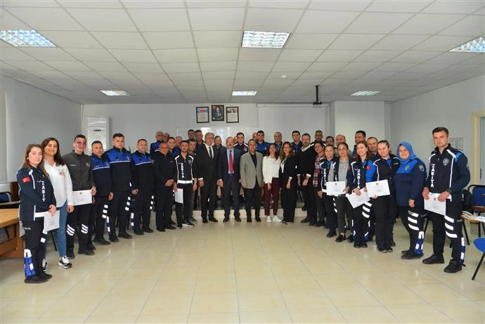 ZABITA PERSONELİNE YÖNELİK 4 HAFTALIK EĞİTİMLER TAMAMLANDI
