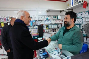 ÜMRANİYE’DE ESNAF ZİYARETLERİ DEVAM EDİYOR