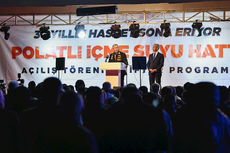 ANKARA’NIN 2,5 MİLYARLIK ÇILGIN PROJESİ: POLATLI TEMİZ İÇME SUYUNA KAVUŞTU