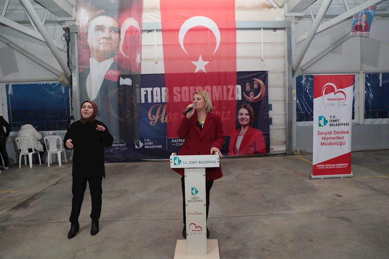 İZMİT BELEDİYESİ HALK İFTARLARINDA İŞARET DİLİ FARKINDALIĞI