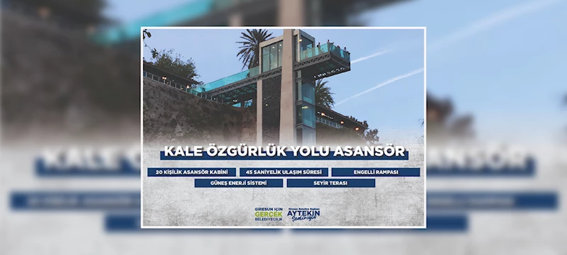 GİRESUN KALESİ’NE MÜTHİŞ PROJE