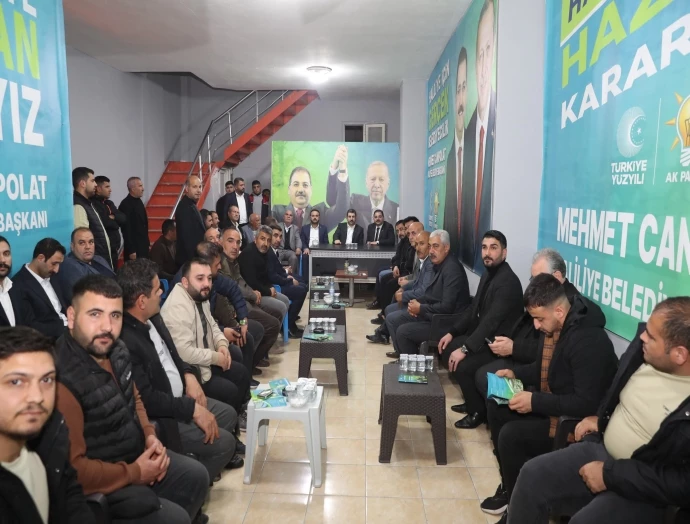 BAŞKAN CANPOLAT’A SÜLEYMANİYE MAHALLESİNDEN TAM DESTEK