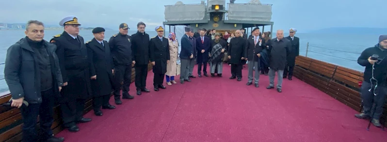 Çanakkale Savaşlarının 109. Yılında Nusret Mayın Gemisi İçin Tören Düzenlendi